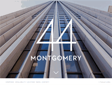 Tablet Screenshot of 44montgomery.com